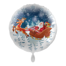 Folienballon rund Santa is Comming